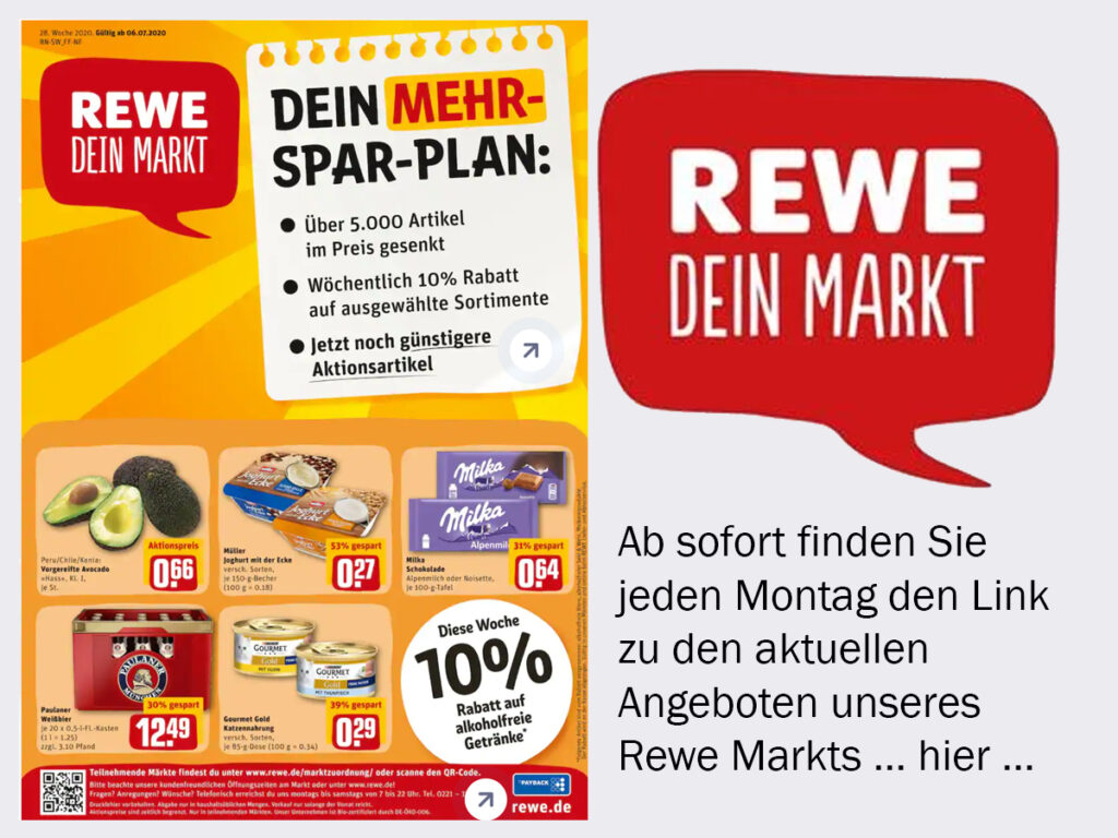 Rewe – Angebote 06.07.2020 – Einkaufszentrum Süd Renningen